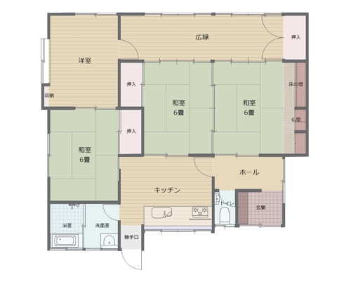 (間取)