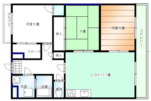 (間取)