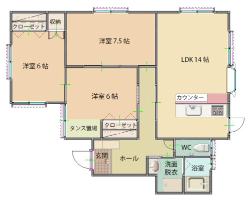 (間取)