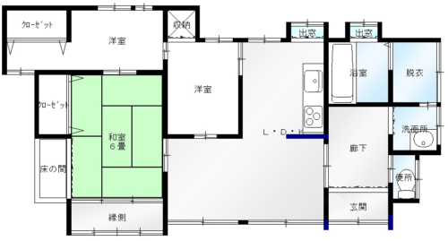 (間取) (間取)